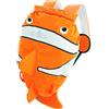 Trunki PaddlePak Dry Bag Borsa Piscina Bambini Impermeabile - Sacca Piscina Bambino - Sacca Zaino da Palestra per Bambini - Chuckles il Pesce Pagliaccio (Arancia)