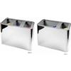 Laminart Cestino Raccolta Differenziata In Acciaio Inox Lucido Con Secchi In Plastica Laminart