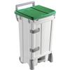 Filmop Contenitore Rifiuti in Plastica con Coperchio Colorato Filmop Polaris Delux 90lt