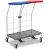 Filmop Carrello Portabiancheria Doppio Con Pedale e Coperchi Filmop R9177