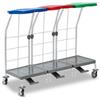 Filmop Carrello Portabiancheria Triplo Con Pedale e Coperchi Filmop R9178