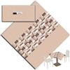 Packservice Tovaglia 100x100 Airlaid Packservice Plus Kuadra Nocciola 100 Pezzi