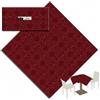 Packservice Tovaglia 100x100 Airlaid Packservice Plus Victoria Bordeaux 100 Pezzi