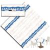Packservice Tovaglia 100x100 Airlaid Packservice Plus Barche Blue 100 Pezzi
