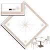Packservice Tovaglia 100x100 Airlaid Packservice Plus Vento Sabbia 100 Pezzi