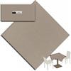 Packservice Tovaglia 100x100 Airlaid Packservice Plus Color Creta 100 Pezzi