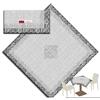 Packservice Tovaglia 100x100 Airlaid Packservice Mono Rossella Nero 100 Pezzi