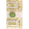 Packservice Tovaglia 100x100 Airlaid Packservice Mono Garden Verde 100 Pezzi