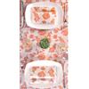 Packservice Tovaglia 100x100 Airlaid Packservice Mono Garden Terracotta 100 Pezzi