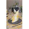 Packservice Tovaglia 100x100 Airlaid Packservice Plus Zoe Giallo 100 Pezzi