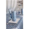 Packservice Tovaglia 100x100 Airlaid Packservice Mono Back Blue 100 Pezzi