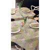 Packservice Tovaglia 100x100 Spunlace Packservice Micro Blumen Verde 100 Pezzi