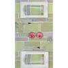 Packservice Tovaglia 100x100 Spunlace Packservice Micro Urban Verde 100 Pezzi