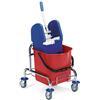 Filmop Carrello Strizzatore Cromato Pulizia Professionale Filmop Mini Jack 25lt
