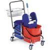 Filmop Carrello Strizzatore Pulizia Professionale Cromato Filmop 50lt