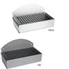 Laminart Posacenere Rettangolare A Muro In Metallo Laccato o Acciaio Inox