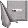 Packservice Tovaglioli 40x40 Airlaid Packservice Plus Iuta Grigio 800 Pezzi