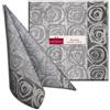 Packservice Tovaglioli 40x40 Airlaid Packservice Mono Rossella Nero 800 Pezzi