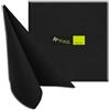 Packservice Tovaglioli 40x40 TNT Packservice Airwave Color Tissue Nero 1200 Pezzi
