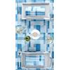 Packservice Tovaglietta Runner You & Me 120x48 Airlaid Packservice Plus Kuadra Blue 200 Pezzi