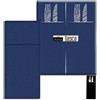 Packservice Tovagliolo Con Tasca Portaposate 40x32 Airlaid Packservice Plus Color Blue 1200 Pezzi