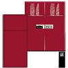 Packservice Tovagliolo Con Tasca Portaposate 40x32 Airlaid Packservice Plus Color Bordeaux 1200 Pezzi