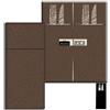 Packservice Tovagliolo Con Tasca Portaposate 40x32 Airlaid Packservice Plus Color Cacao 1200 Pezzi