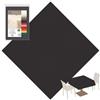 Packservice Tovaglia 150x150 in Poliestere Lavabile Packservice Monolin Nero 12 Pezzi