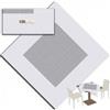 Packservice Tovaglia 120x120 Spunlace Packservice Micro Maison Grigio Perla 96 Pezzi