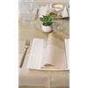 Packservice Tovaglia 120x120 Airlaid Packservice Plus Stoff Oro 100 Pezzi