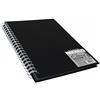 Daler Rowney Daler-Rowney Ebony - Blocco da disegno, formato A3, 160 g/mq, 40 fogli neri, per artisti e studenti professionisti
