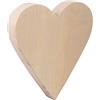 Rayher Cuore Legno, Fsc, Naturale, 20x18.5x2.7cm, 64504505