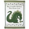 getDigital Strofinaccio con scritta May Godzilla Destroy This Home Last - Un divertente asciugamano da cucina per geek e fan dei film di mostri, 100% cotone, assorbente e lavabile in lavatrice