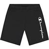 Champion Legacy Authentic Pants Powerblend Terry Logo Bermuda Pantaloncini, Nero, L Uomo