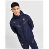 Nike Felpa con Cappuccio Tech Fleece Zip Integrale Francia, Blackened Blue/Club Gold