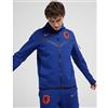 Nike Felpa con Cappuccio Tech Fleece Zip Integrale Olanda, Deep Royal Blue/Safety Orange