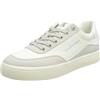 Calvin Klein Jeans Classic Cupsole Low Lace Lth ML YW0YW01296, Sneaker con Suola Donna, Beige (Creamy White/Eggshell), 37 EU