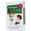 Flippicard ALLEOVS- Faltschachtel, 42 Carte Montessori Gioco educativo, Multicolore, 94mm X 62mm X 19mm, FliCa0001