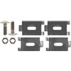 Alberts 673291 Connettore angolare, Acciaio, zincato a Caldo-Superficie: Rivestito in plastica Antracite RAL 7016