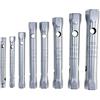 WGB Das Werkzeug Set di chiavi a bussola lunghe e bilaterali per tubi | Adatte come chiavi per candele | Set di 8 pezzi 6-22 mm | No.450 K | WGB