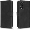 PEIYE Flip Cover per TCL 505, Custodia Libro in PU Pelle Portafoglio, Case Antiurto Soft con Porta Carte e Chiusura Magnetica, Funzione Stand, (Nero)