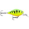 Rapala - X -light manovella a ginnastica mid runner pellicola in plastica esca - inondazione dell'acqua senza esca - Avvio morto 1,8 m - dimensioni 3,5 cm / 4g - Made in Estonia - Tiger del fuoco