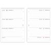 Ricambio Agenda Settimanale A4 2025 - Organizer 4 Fori, Carta 90gr, Formato 21x30cm