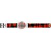 Zitto Orologio digitale unisex grande ZITTO SCOTT STREET EDITION in silicone rosso ROYALSTEWART-MAX-KK