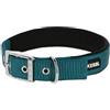 Kerbl Pet Miami Plus - Collare in nylon petrolio, 38-46 cm/25 mm