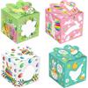 Meleager 12PCS Sacchetti Regalo Pasquali Scatole in Carta, Scatole di Carta Pasqua Cesto Regalo Coniglietti Uova, Riempire Scatole, per Incartare Regali di Pasqua per Bambini e Adulti