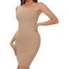 SLIMBELLE Abito da Donna Senza Cuciture, Sottogonna Shapewear, Sexy, per la Pancia, per la Via, Modellante, da Donna con Spalline
