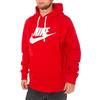 Nike M NSW Club Hoodie PO BB GX Felpa con Cappuccio, University Red/White/White, XS-S Uomo