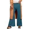 JOPHY & CO. Pantalone Cabana Lungo Donna Tipo Tuta in Viscosa Comodo con Coulisse (cod. 70176) (L, Melograno)