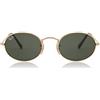 Ray-Ban RB3547N 001 Gold RB3547N Round Sunglasses Lens Category 3 Size 51mm